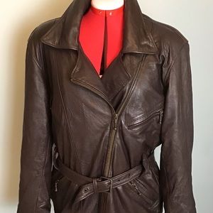 Ladies vintage leather jacket